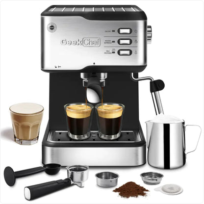 Geek Chef 20-Bar Espresso Machine