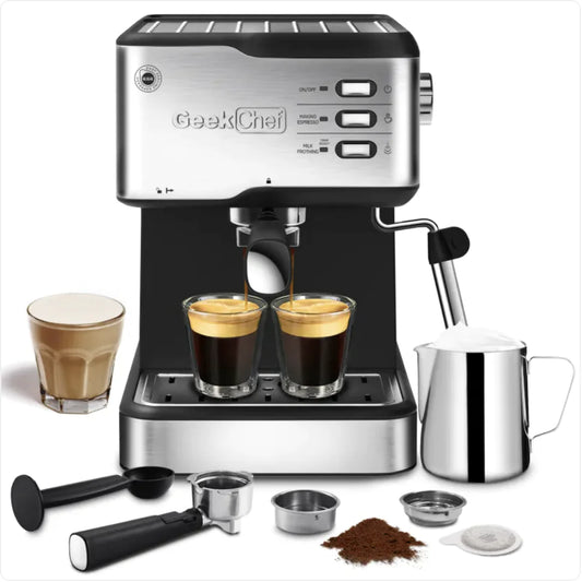 Geek Chef 20-Bar Espresso Machine