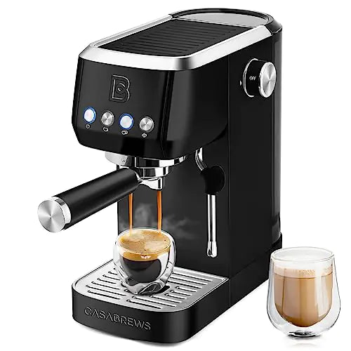 Heavenly Brew Espresso Machine With Milk Frother